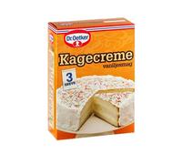 Dr Oetker Kagecreme Vanilje | Danish Instant Vanilla Crème | 3 x 85g