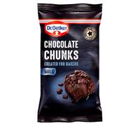 Dr. Oetker Milk Chocolate Chunks, 100g
