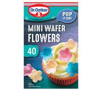 Dr Oetker Mini Wafer Flowers 40 Pack