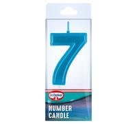 Dr. Oetker Number 7 Candle