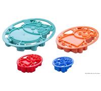 Dr. Oetker Peppa Pig Embossing Cutters - 4 Piece Set for Creative Baking, Easy to Use - Perfect for Biscuits and Fondant, Durable and Dishwasher Safe