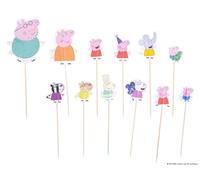 Dr. Oetker Peppa Pig Paper Party Picks - Practical Set of 24 - Perfect for Baking with Kids and Peppa Pig Fans - Ideal for Children's Birthday Parties and Family Celebrations
