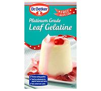 Dr. Oetker Platinum Grade Leaf Gelatine, 13 g, Pack of 10