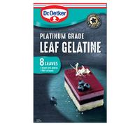 Dr. Oetker Platinum grade Leaf gelatine, 13g