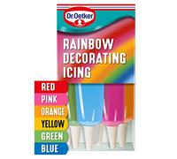 Dr. Oetker Rainbow Decorating Icing, 6 x 19g