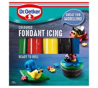 Dr. Oetker Ready to Roll Coloured Fondant Icing 5 x 100g (500g)