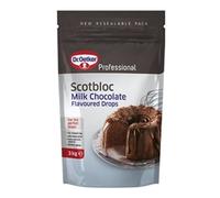 Dr. Oetker Professional Scotbloc Milk Chocolate Flavoured Drops 3kg