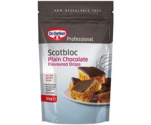 Dr. Oetker Scotbloc Plain Chocolate Drops - 6x3kg