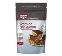 Dr Oetker Scotbloc Plain Choc Flav Drops - 3kg (Single)