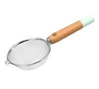 Dr. Oetker Sieve with wooden handle, diameter 10, colander from the series Modern Baking - Retro Design (colour: colourful), quantity: 1 piece.