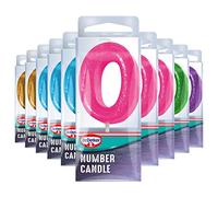 Dr. Oetker Sparkly Number 0 Candle, 169 g