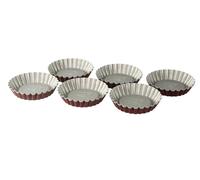Dr.Oetker Tartelets Moulds Classic Set of 6 Ø10 cm in Brown-Silver, 10 x 10 x 3 cm
