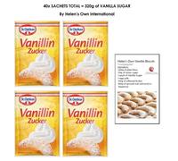 Dr Oetker Vanilla Sugar 40x8g Sachets - 320grams TOTAL Vanillin Zucker BULK PACK