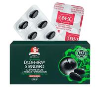 Dr. OHHIRA®Standard Gut Health Supplement-Probiotics,Prebiotics and Postbiotics in OM-X® -3Yrs Unheated Fermentation of 12 Live Bacterial Cultures with 14 Fruits, Seaweed, Mushrooms (60 Capsules)