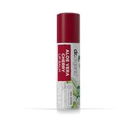 Dr Organic Aloe Vera & Cherry Lip Balm, Moisturising, SPF 15, Mens, Womens, Natural, Vegetarian, Cruelty-Free, Paraben & SLS-Free, Recycled & Recyclable, Organic, 5.7ml, Packaging may vary