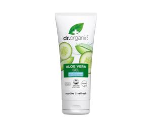 Dr Organic Aloe Vera Gel with Cucumber, Soothing, All Skin Types, Natural, Ve...