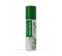 Dr Organic Aloe Vera Lip Balm, Moisturising, SPF 15, Mens, Womens, Natural, Vegetarian, Cruelty-Free, Paraben & SLS-Free, Recycled & Recyclable, Organic, 5.7ml, Packaging May Vary