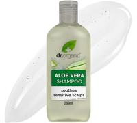 Dr Organic Aloe Vera Shampoo, Soothing, All Hair Types, Natural, Vegan, Cruelty-Free, Paraben & SLS-Free, Recyclable & Recycled Ocean Bound Plastic, Certified Organic, 265ml, Packaging may vary