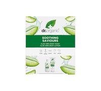 Dr Organic Aloe Vera Soothing Saviours Body Duo, with Body Wash & Lotion, Moisturising, All Skin Types, Natural, Vegan, Cruelty-Free, Paraben & SLS-Free, Recycled & Recyclable, Organic