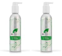 Dr Organic Aluminium Refill Bottle with Pump Dispenser, Empty Refillable Bottle for Shampoo, Conditioner, Shower Gel & Body Wash, 250ml (Pack of 2)