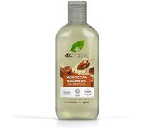 Dr Organic Moroccan Argan Oil Shampoo, Revitalising, Natural, Vegan, Cruelty-Free, Paraben & SLS-Free, Recyclable & Recycled Ocean Bound Plastic, Certified Organic, 265ml, Packaging may vary
