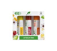 Dr Organic - Assorted Lip Balm Trip - SPF 15 Protection - Vitamin E, Aloe Vera Cherry & Manuka - Vegetarian, Cruelty, Paraben & SLS Free - 5.7ml - 3 Pack