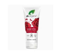 Dr Organic Rose Otto Lotion, Moisturising, Mature Skin, Mens, Womens, Natural, Vegan, Cruelty-Free, Paraben & SLS-Free, Recycled & Recyclable, Organic, 200ml, Packaging may vary
