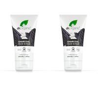 Dr Organic Charcoal Face Scrub, Cleansing, For Acne & Clearing Skin, Oily, Problem Skin, Natural, Vegan, Cruelty-Free, Paraben & SLS-Free, Recycled & Recyclable, Organic, 125ml, Packaging may vary