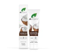 Dr Organic Coconut Oil Toothpaste, Whitening, Natural, Mens, Womens, Natural, Vegan, Cruelty-Free, Paraben & SLS-Free, Organic, 100ml, Packaging May Vary