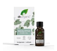 Dr Organic Eucalyptus Essential Oil, 100% Pure & Natural, Uplifting, for Congestion Relief, Aromatherapy, Diffusers, Massage, Vegan, Cruelty Free, Paraben & SLS Free, Certified Organic, 10ml