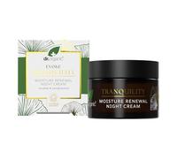 Dr Organic Evoke Tranquility Moisture Renewal Night Cream, Rich Moisturiser for Soft, Smooth Skin, with Rosehip & Sandalwood, Certified Organic, 50ml