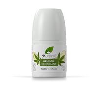 Dr Organic Hemp Oil Deodorant, Aluminium Free, Mens, Womens, Natural, Vegan, Cruelty-Free, Paraben & SLS-Free, Organic, 50ml, Packaging may vary