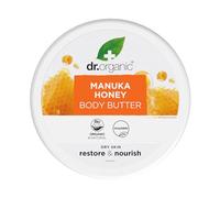 Dr Organic Manuka Honey Body Butter, Moisturising, Dry Skin, Mens, Womens, Natural, Vegetarian, Cruelty-Free, Paraben & SLS-Free, Organic, 200ml