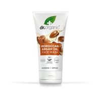 Dr Organic Moroccan Argan Oil Face Wash, Cleansing, Normal & Dry Skin, Mens, Womens, Natural, Vegan, Cruelty-Free, Paraben & SLS-Free, Recycled & Recyclable, Organic, 150ml, Packaging may vary