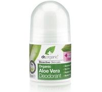 Dr Organic Aloe Vera Deodorant, Aluminium Free, Mens, Womens, Natural, Vegan, Cruelty-Free, Paraben & SLS-Free, Recycled & Recyclable, Organic, 50ml, Packaging may vary