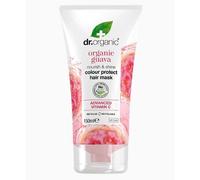 Dr Organic Guava Hair Mask, Vitamin C, Coloured Hair, Mens, Womens, Natural, Vegan, Cruelty-Free, Paraben & SLS-Free, Organic, 150ml, Packaging may vary