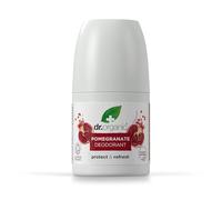 Dr Organic Pomegranate Deodorant, Aluminium Free, Mens, Womens, Natural, Vegan, Cruelty-Free, Paraben & SLS-Free, Organic, 50ml, Packaging may vary