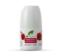 Dr Organic Rose Otto Deodorant, Aluminium Free, Mens, Womens, Natural, Vegan, Cruelty-Free, Paraben & SLS-Free, Organic, 50ml, Packaging may vary