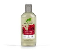 Dr Organic Rose Otto Shampoo, Restoring, Mens, Womens, Natural, Vegan, Cruelty-Free, Paraben & SLS-Free, Recyclable & Recycled Ocean Bound Plastic, Certified Organic, 265ml, Packaging may vary