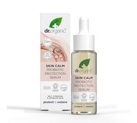 Dr Organic Skin Calm Probiotic Protection Serum, For Redness, Dry, Sensitive & Irritable Skin, 24hr Moisture, Dermatologically Tested, Vegan, Cruelty Free, Paraben & SLS Free, Certified Organic,30ml