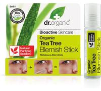 Dr Organic Tea Tree Blemish Stick, Minimise Spots & Reduce Redness, For Acne ,