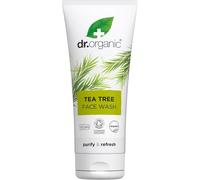 Dr Organic Tea Tree Face Wash, Cleansing, Purifying, Mens, Womens, Oily Skin, N