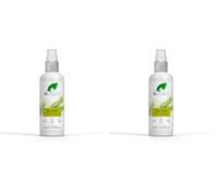 Dr Organic Tea Tree Foot Spray, Deodorising, Purifying, Quick Drying, Aluminium Free, with Natural Peppermint Oil, Vegan, Cruelty-Free, Paraben & SLS Free, Certified Organic, 100ml (Pack of 2)