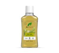 Dr Organic Tea Tree Mouthwash, Alcohol Free, Fluoride Free, Refreshing, Natural, Vegan, Cruelty-Free, Paraben & SLS-Free, Organic, 500ml, Packaging may vary