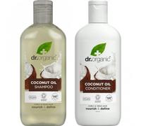 Dr Organic Virgin Coconut Oil Shampoo & Conditioner Set - VEGAN