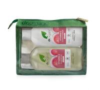 Dr Organic Vitamin C with Organic Guava Shampoo & Conditioner Set with Travel Bag, Coloured Hair, Natural, Vegan, Cruelty-Free, Paraben & SLS-Free, Organic, 265ml