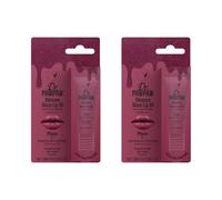 Dr.PAWPAW Glimmer Glaze Plum Tinted Lip Oil High Shine Gloss 2 x 10ml | A plum tinted lip oil with high-shine gloss and pearlescent shimmer, made with natural ingredients. Includes a key-ring loop!
