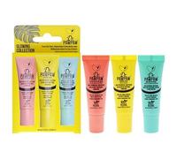Dr.PAWPAW Glowing Trio Gift Set 3 x 10ml, Original Shea Butter and Peach Pink Balms, Multi Purpose Natural Fragrance Free Pawpaw Care for Lips Skin Hair and Beauty Finishing