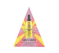 Dr. PAWPAW Lips & Locks Gift Set, Original Balm 10ml, Tinted Peach Pink Balm 10ml, 7-in-1 Hair Treatment Styler 100ml