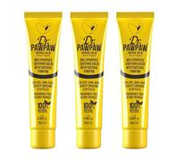 Dr.PAWPAW Original Clear Lip Balm 25ml x3, Natural Multipurpose Pawpaw Balm with Aloe Vera and Olive Oil, Vegan Hydrating Care for Lips Skin Hair and Cuticles